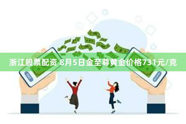 浙江股票配资 8月5日金至尊黄金价格731元/克