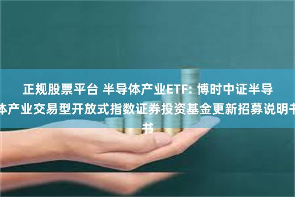 正规股票平台 半导体产业ETF: 博时中证半导体产业交易型开放式指数证券投资基金更新招募说明书