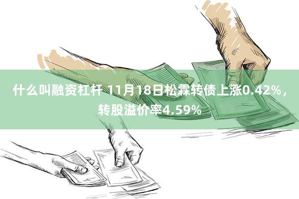 什么叫融资杠杆 11月18日松霖转债上涨0.42%，转股溢价率4.59%